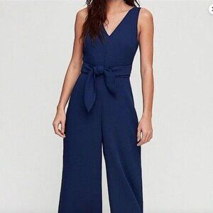 Aritzia Wilfred Ecoulement V Jumpsuit Navy Size 2